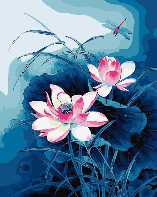 24 Different Paint by Number Painting Collection - All Paint by numbers
