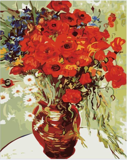 24 Different Paint by Number Painting Collection - All Paint by numbers