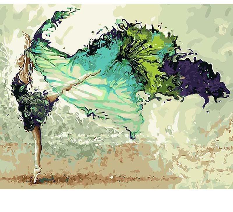 Dancer Painting - All Paint by numbers