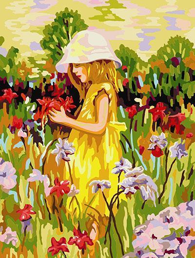 23 Wonderful Kids and People Paintings - Paint by Numbers - All Paint by numbers