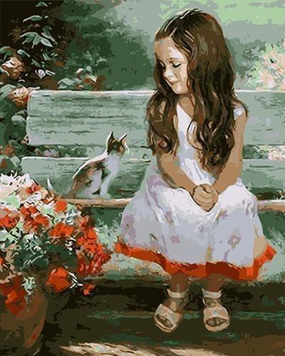 23 Wonderful Kids and People Paintings - Paint by Numbers - All Paint by numbers