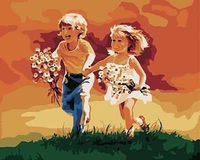 23 Wonderful Kids and People Paintings - Paint by Numbers - All Paint by numbers