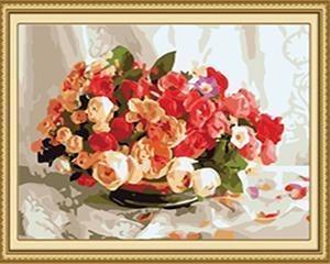 22+ Framed and Unframed FLORAL Paintings - GIFT A FRIEND - All Paint by numbers