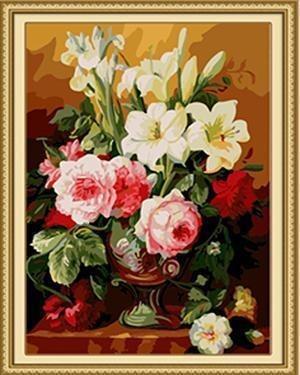 22+ Framed and Unframed FLORAL Paintings - GIFT A FRIEND - All Paint by numbers