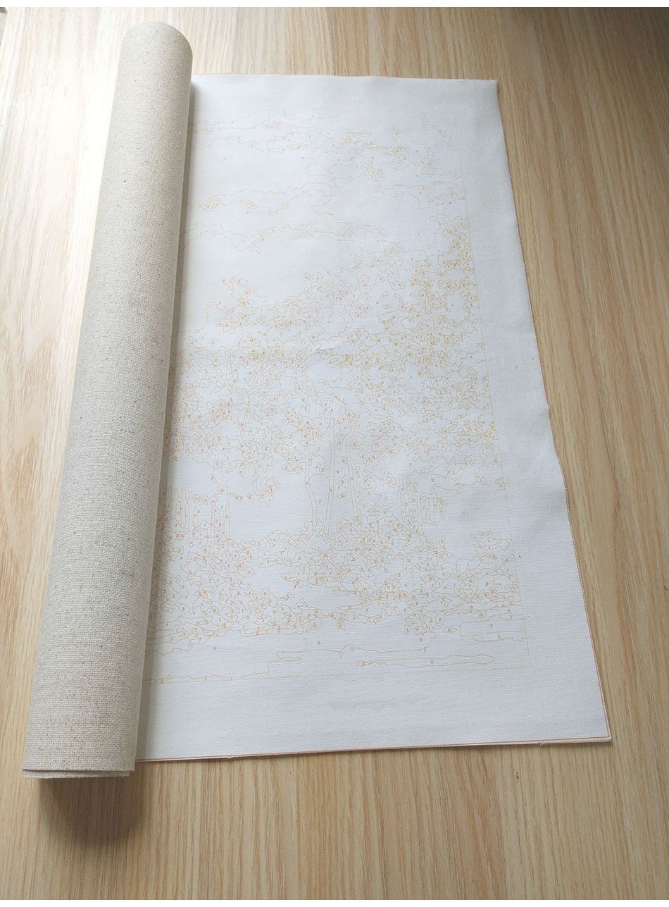 24 Framed Beautiful Colorful Paintings - All Paint by numbers