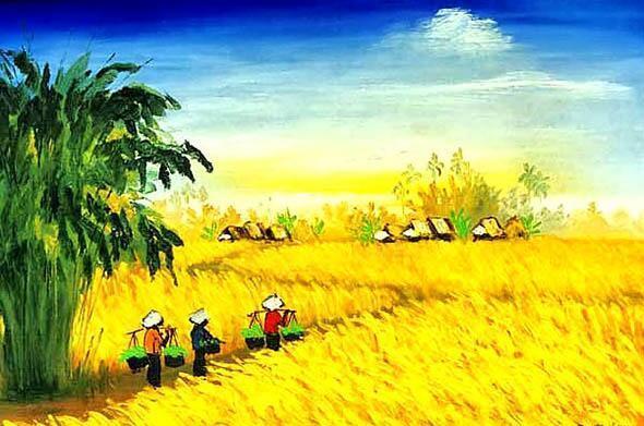 yellow paint by number set