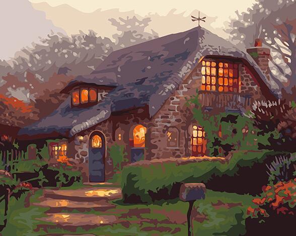 old house paint by number