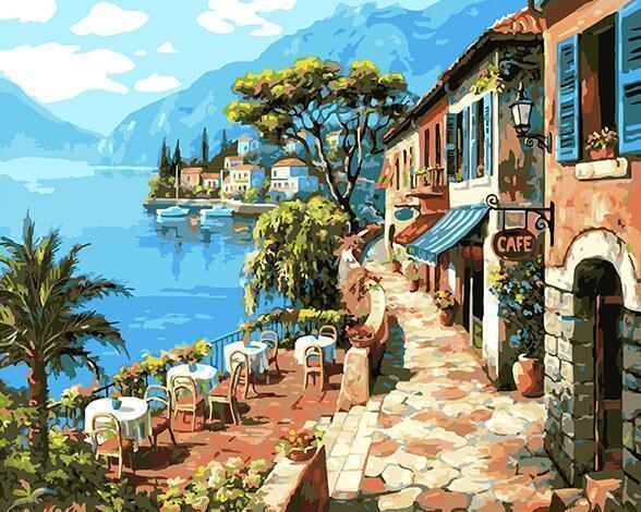 landscape paint by numbers