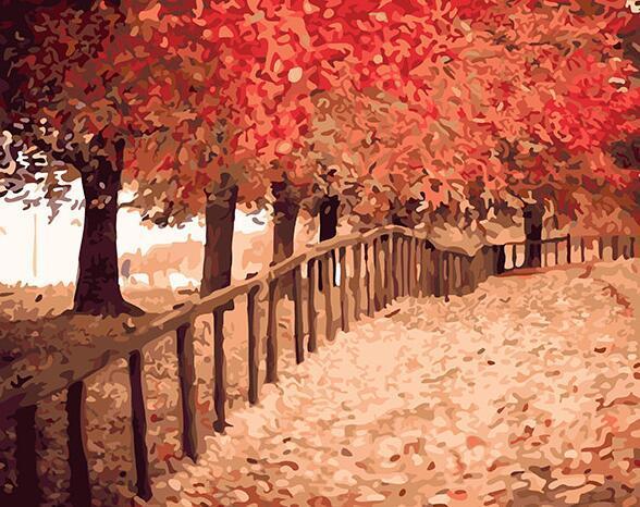 autumn paint by numbers
