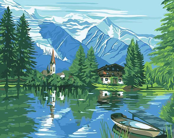 scenery painting DIY