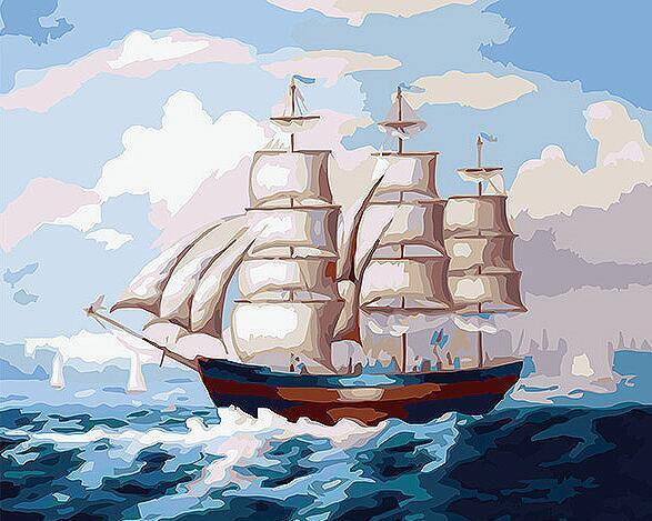 Ship paint by numbers