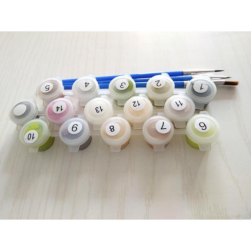 Mountain Meadows Landscape Painting - All Paint by numbers