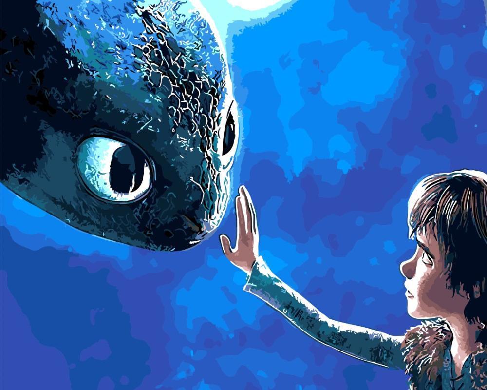 How to Train Your Dragon PBN - All Paint by numbers