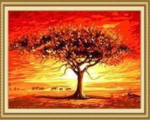 20+ Fantasy Colorful Places Paintings - Paint by Numbers