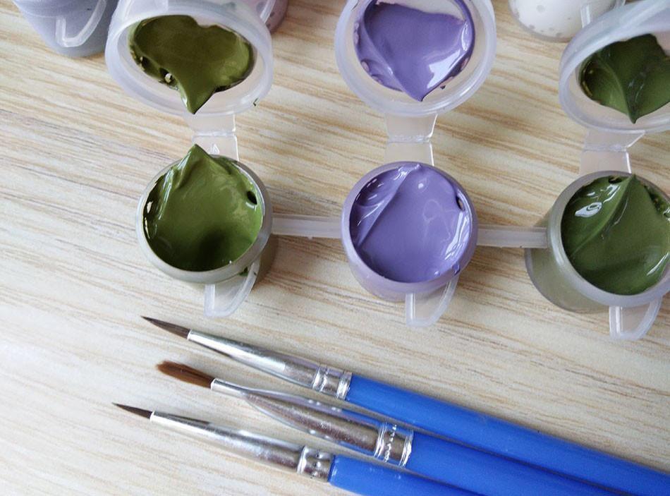 Beautiful House and Garden Painting - All Paint by numbers