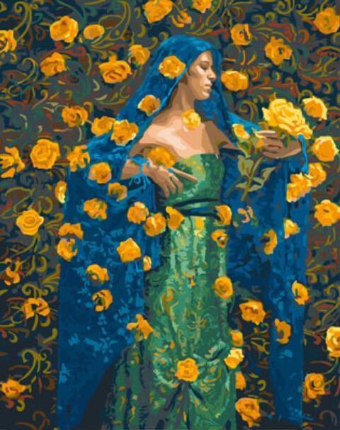 A Rain of Yellow Flowers - All Paint by numbers