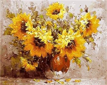 23 Flowers - Piant by Numbers Kits for Adults - All Paint by numbers