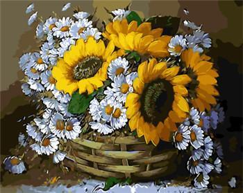 23 Flowers - Piant by Numbers Kits for Adults - All Paint by numbers