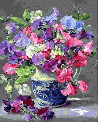 23 Flowers - Piant by Numbers Kits for Adults - All Paint by numbers