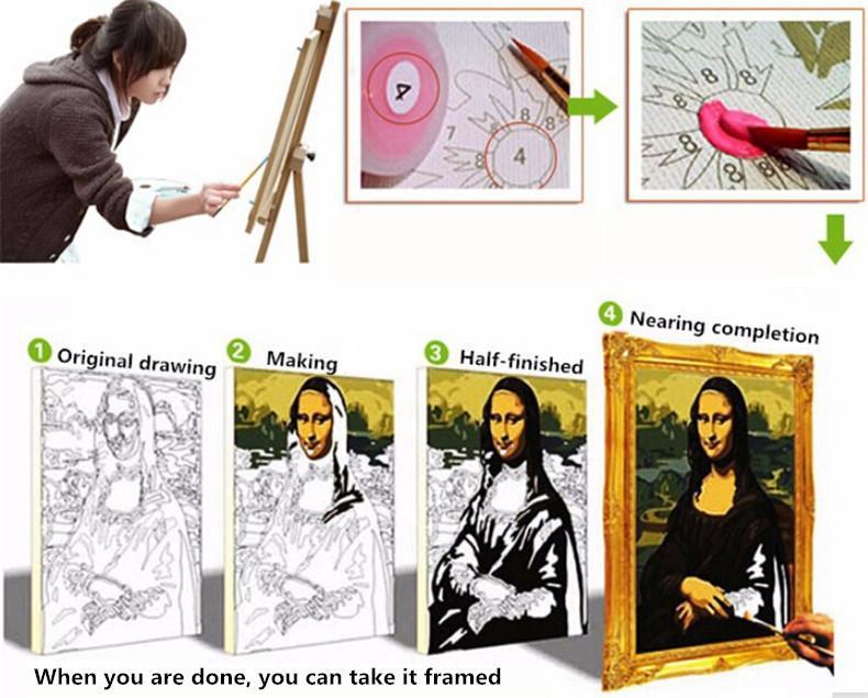 23 Flowers - Piant by Numbers Kits for Adults - All Paint by numbers
