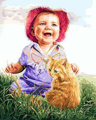 Cute Paintings - Paint-by-number kits - All Paint by Numbers