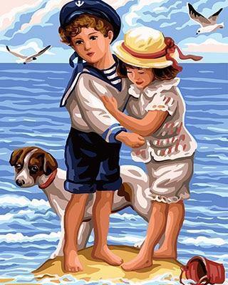 Cute Paintings - Paint-by-number kits - All Paint by Numbers