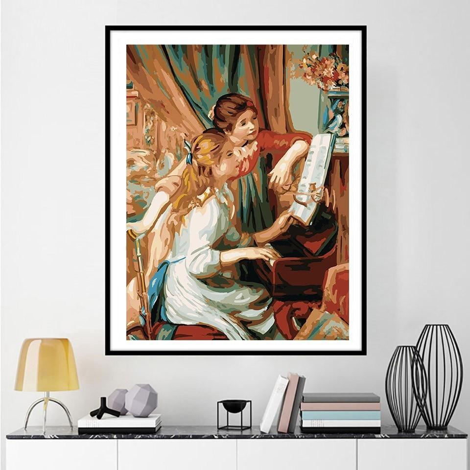 Auguste Pierre Renoir Painting - All Paint by numbers