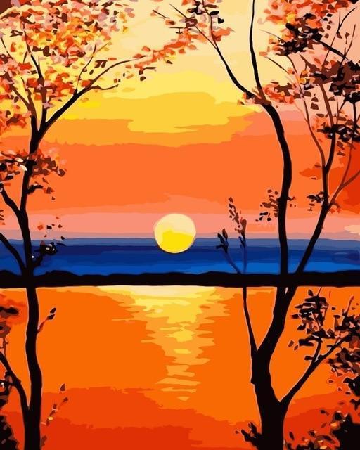 Landscapes Paint By Numbers Kit - All Paint by numbers