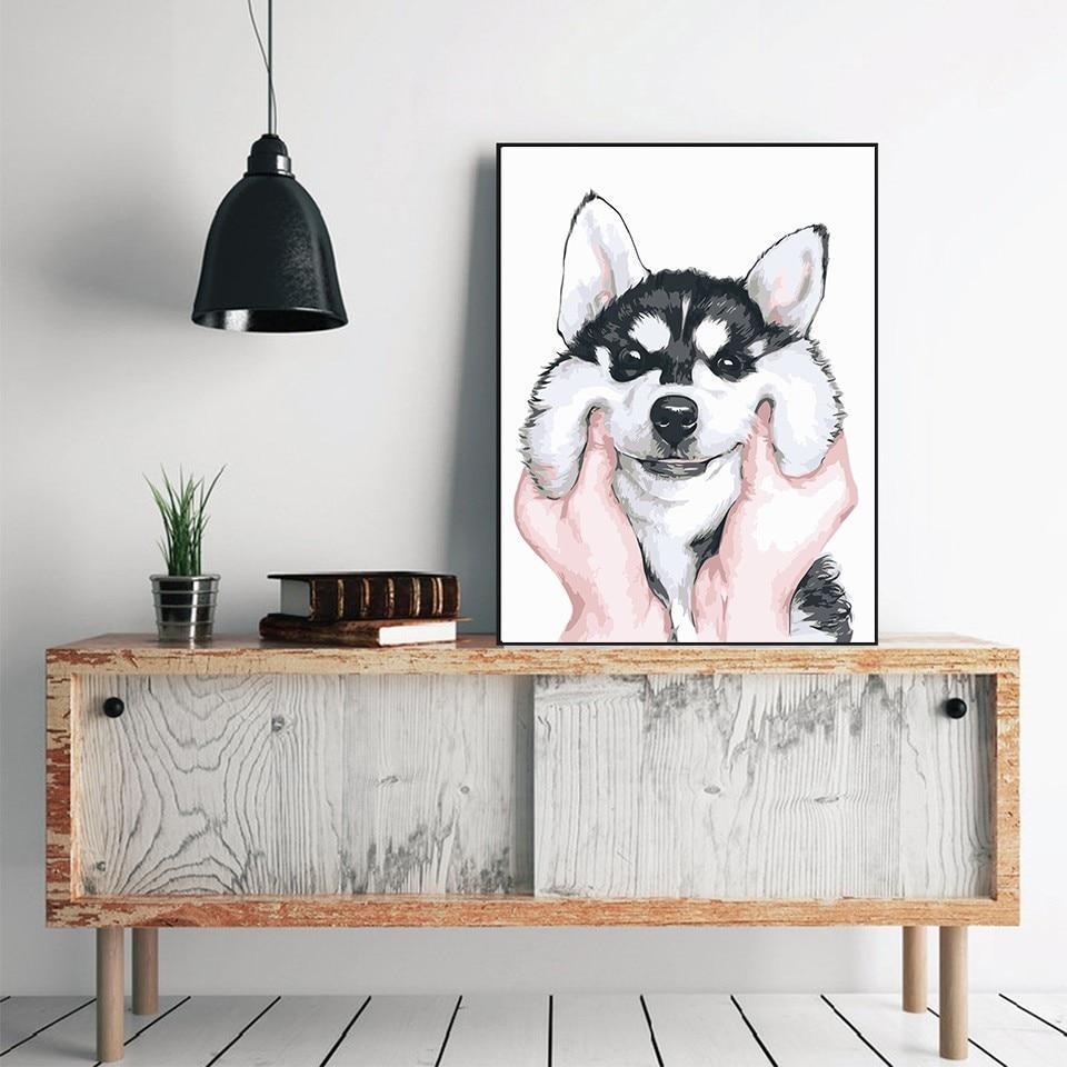 Dog Paint By Numbers Kit - All Paint by numbers