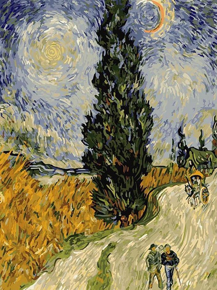 Vincent Van Gogh Painting - All Paint by numbers