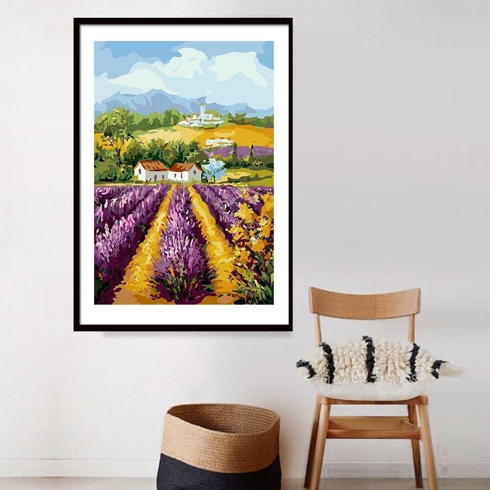 Farm House and Purple Farm - All Paint by numbers