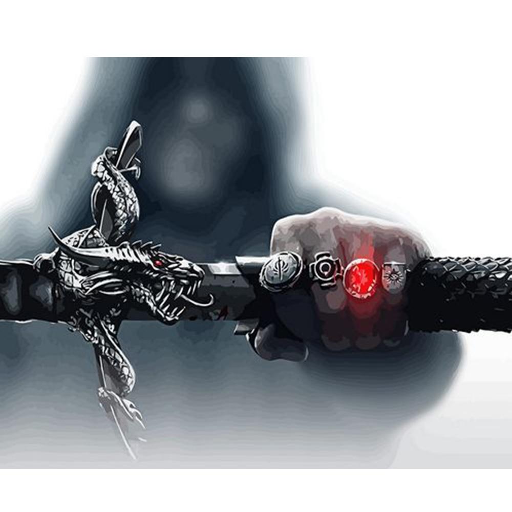 Dragon Age Inquisition Sword - All Paint by numbers