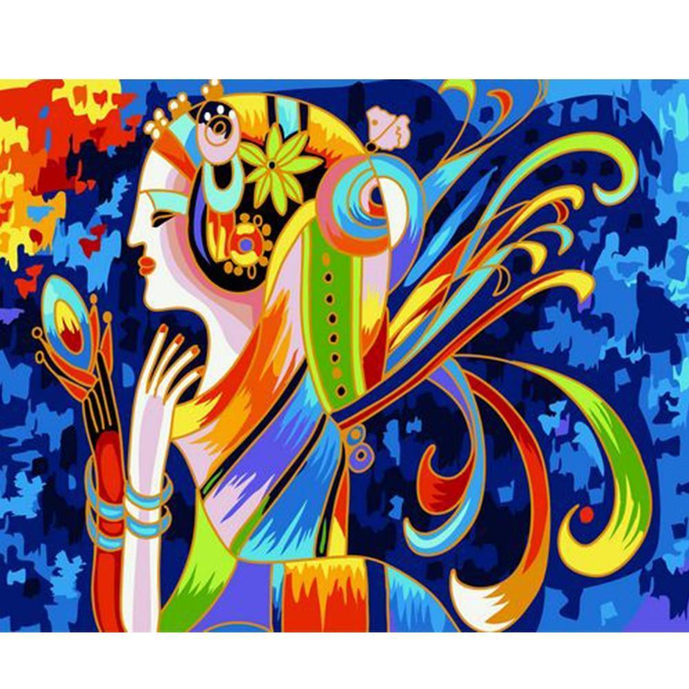Rainbow colored Painting - All Paint by numbers