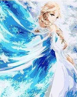 Frozen Animated Cartoon Characters - All Paint by numbers