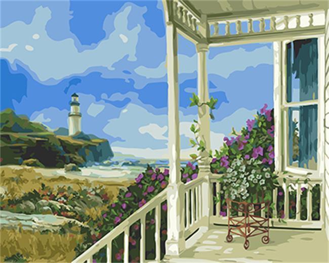 A View from the Balcony - All Paint by numbers