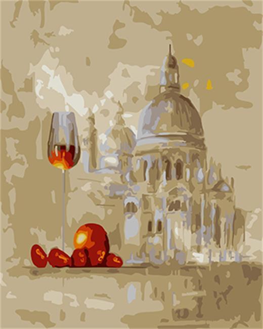 A Landscape with a Wine Glass - All Paint by numbers