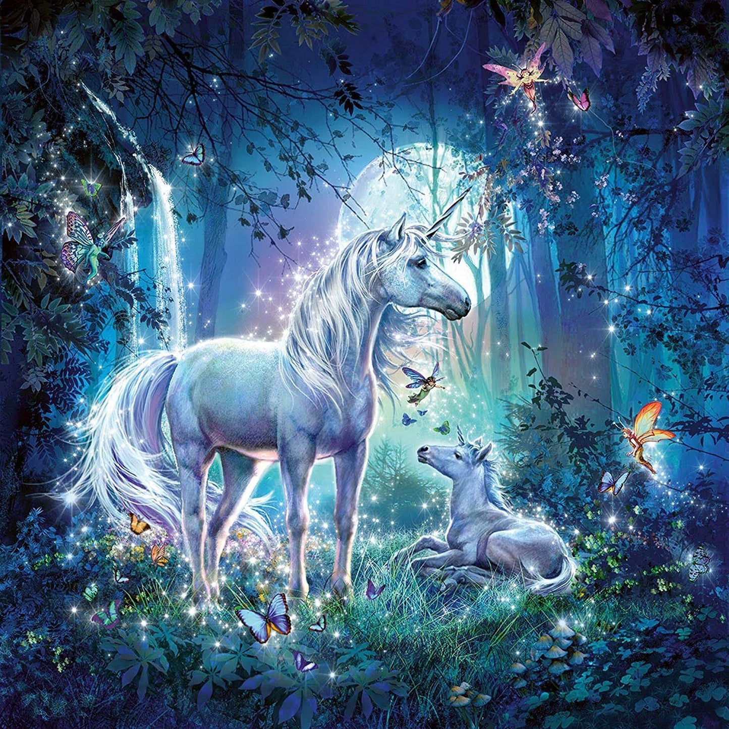 unicorn paint by number