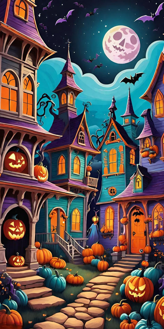 Vibrant Colors of Halloween