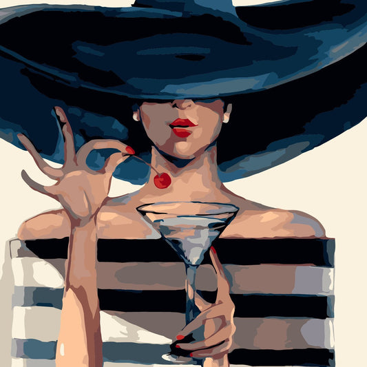 Lady with a Big Hat