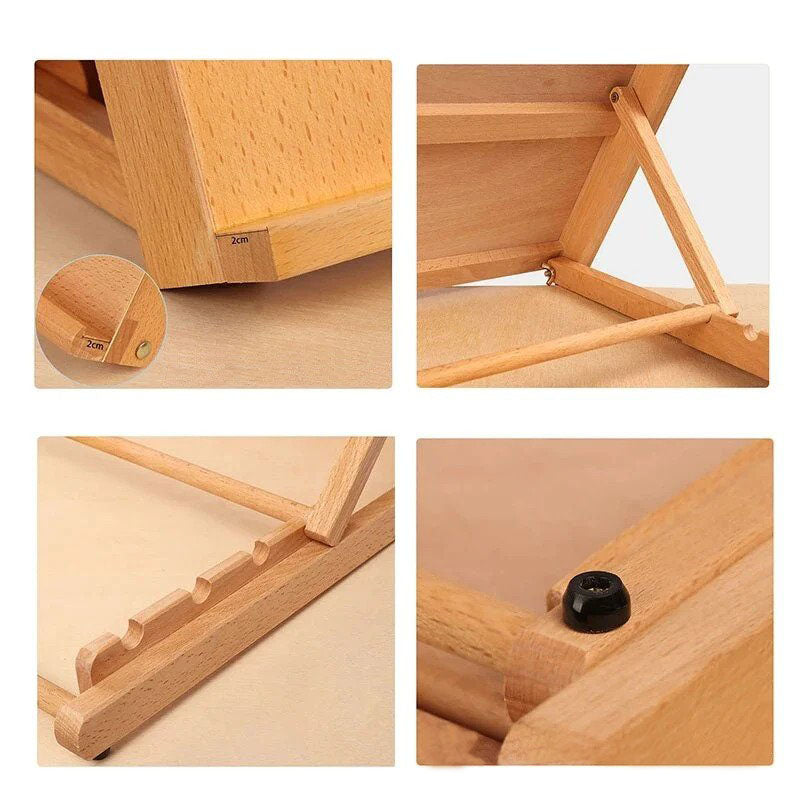 Wooden Tabletop DIY Wood Easel
