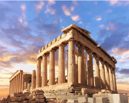 Acropolis Of Athens- Paint By Number