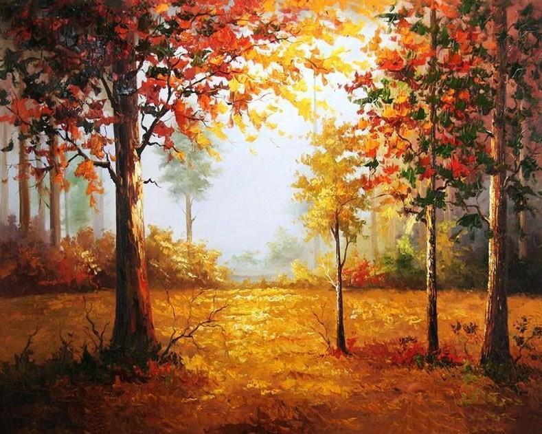 Autumn Forest DIY Painting - All Paint by numbers