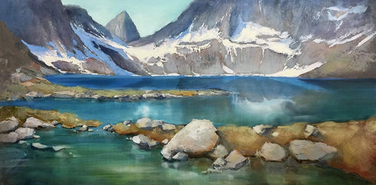Cobalt Lake - Art by Linda Wilder