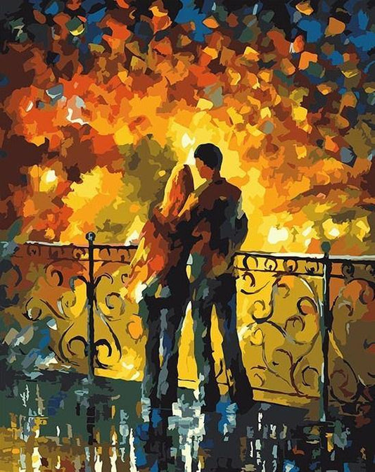 Breathtaking Paint By Number Couple Wallpaper for Desktop Breathtaking Paint By Number Couple Wallpaper for Desktop