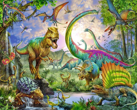 Dinosaur's Era - All Paint By Numbers