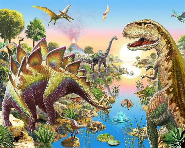 Dinosaurs Kingdom - All Paint By Numberss