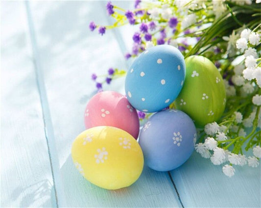 Easter Eggs with Boquet