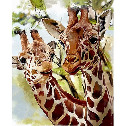 Buy Colorful Giraffe Easy Paint by Numbers Kit for Adults Free Shipping  From California, USA Online in India 
