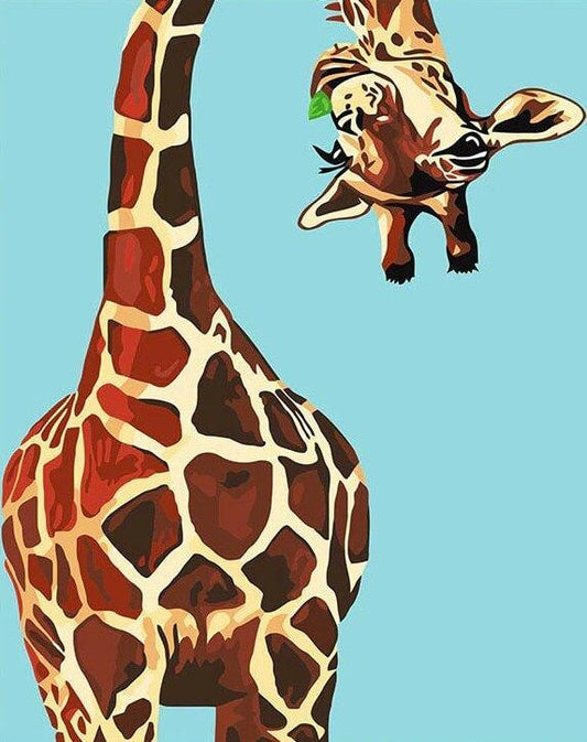 Schipper Paint By Number Kits  Giraffe painting, Giraffe wall art, Giraffe  art