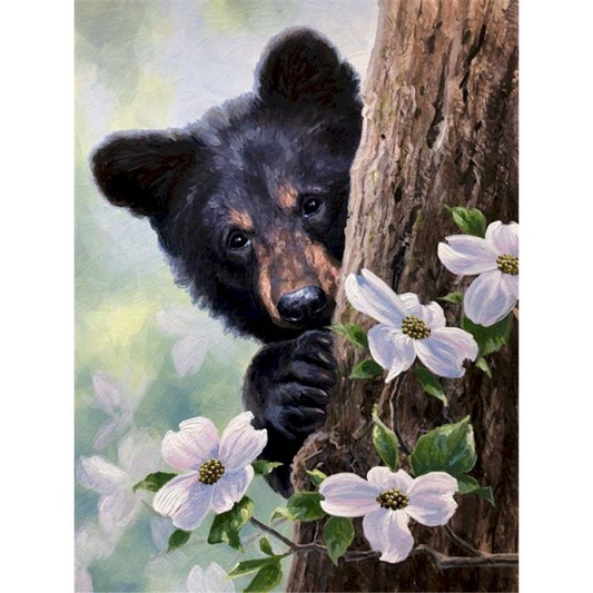 Bear Paint By Number Kit – Masterpiece By Numbers
